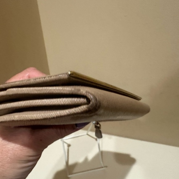 Prada Tan Saffiano Continental Double Snap Wallet - Picture 12 of 14